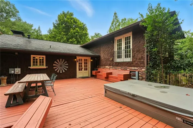 a outdoor view with sitting space