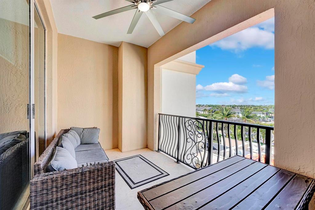 1 North Ocean Boulevard, Unit 403 Boca Raton, FL 33432 - Photo 18 of 46 a view of a balcony with wooden floor