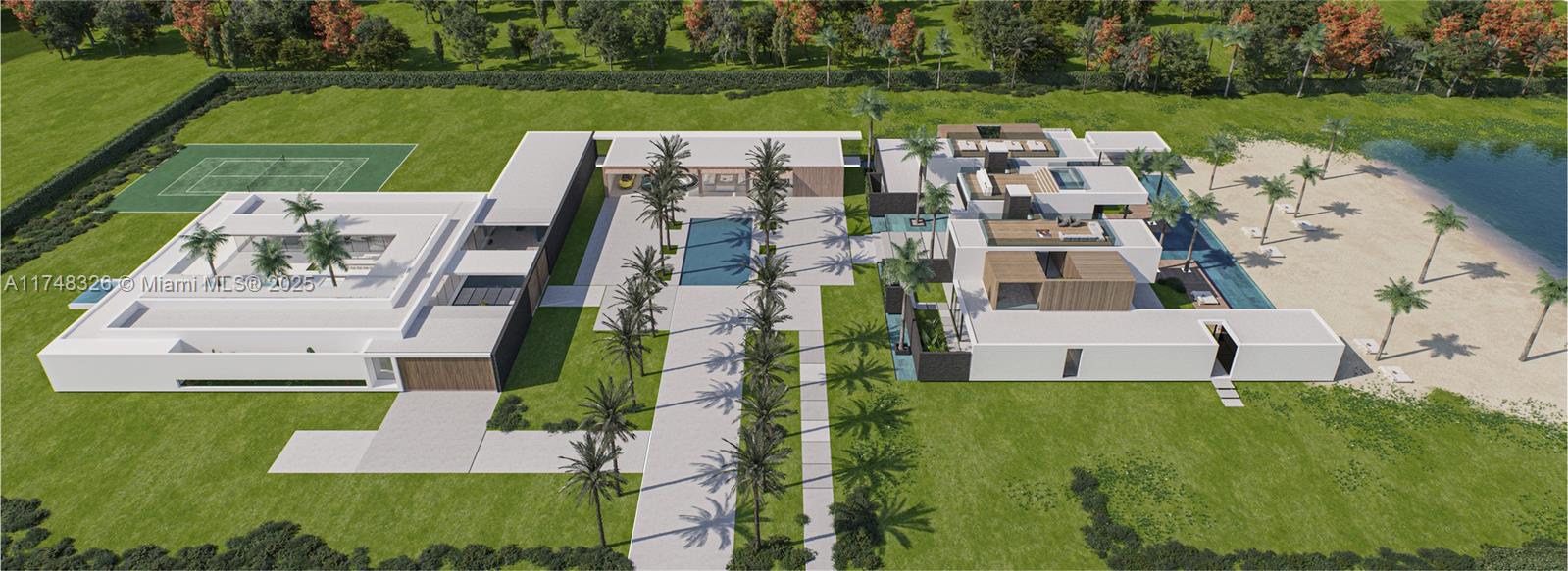 4730 Akai Drive Southwest Ranches, FL 33332 - Photo 6 of 14 an aerial view of multiple houses with yard