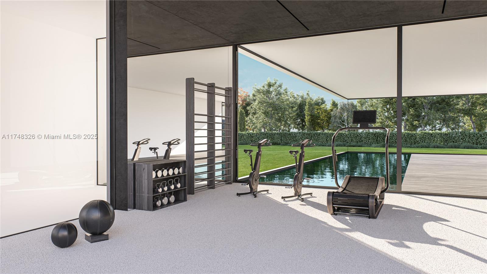 4730 Akai Drive Southwest Ranches, FL 33332 - Photo 10 of 14 a garden view with a seating space