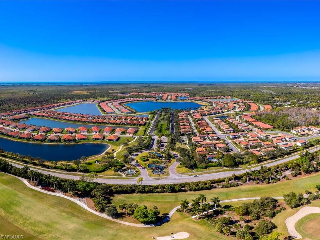 1141 Antaras Court North, Unit 25 Naples, FL 34113 - Photo 23 of 43 Aerial Artesia Naples