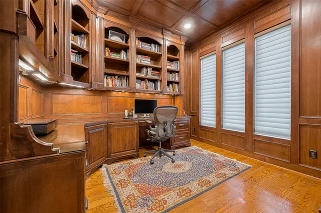 a room with musical instruments