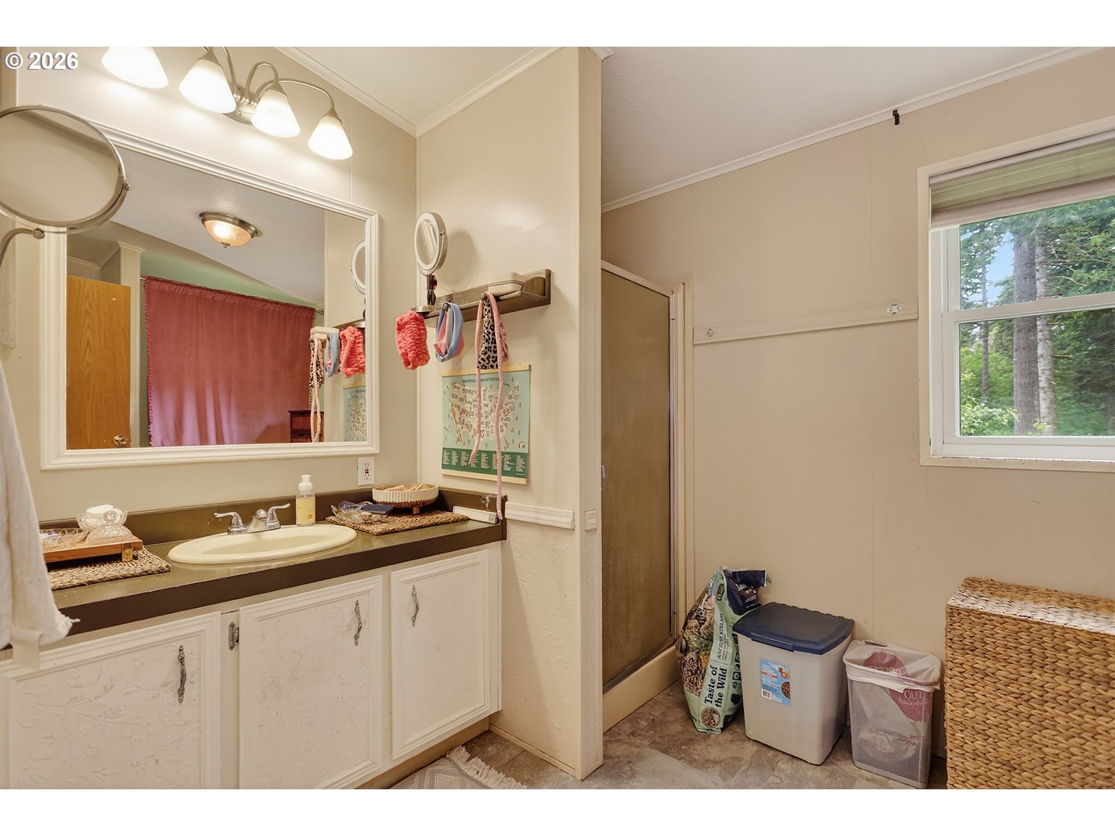 142 Spring Lane South Stevenson, WA 98648 - Photo 13 of 29 a bathroom with a sink and a mirror