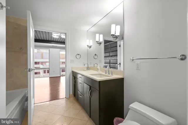 a view of a wooden door