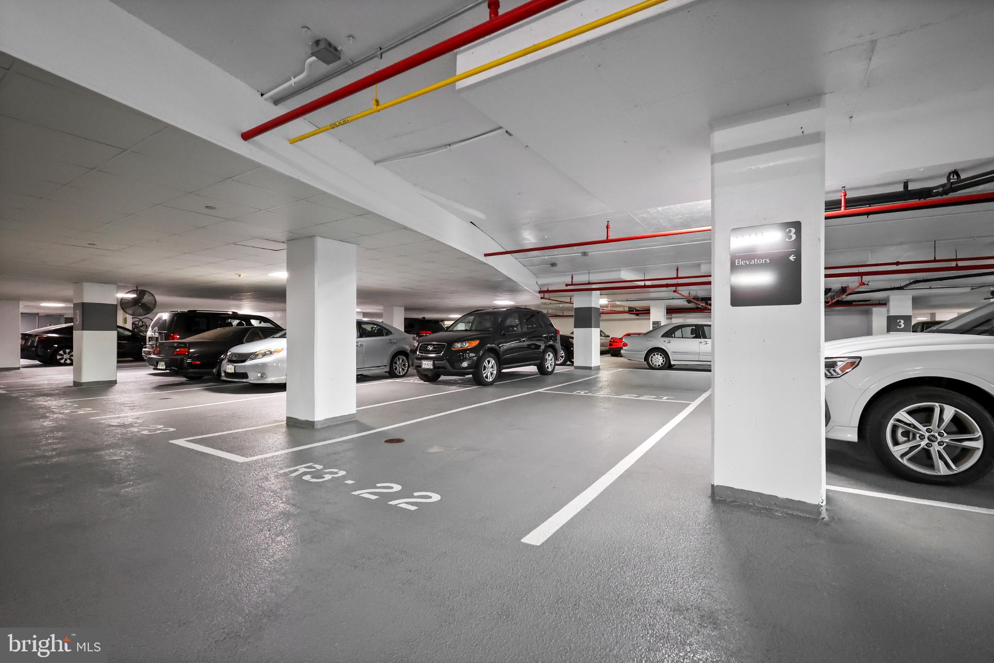 1111 19th Street North, Unit 1707 Arlington, VA 22209 - Photo 40 of 60 2 parking spaces R3 -22 and R3-22T