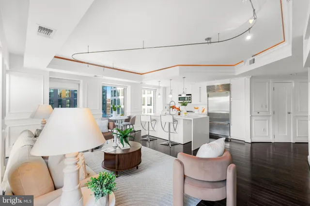 a bed room with a bed and wooden floor