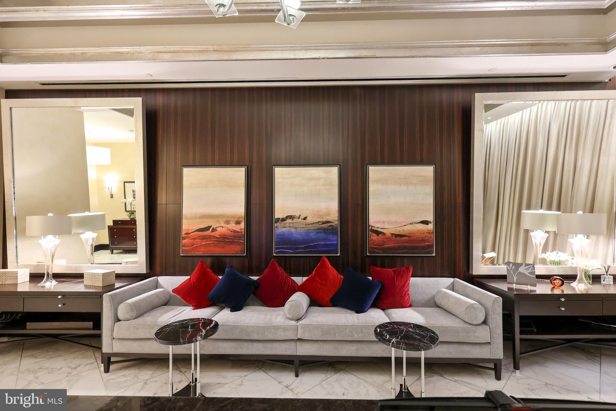 1111 19th Street North, Unit 1707 Arlington, VA 22209 - Photo 46 of 60 Lobby lounge area