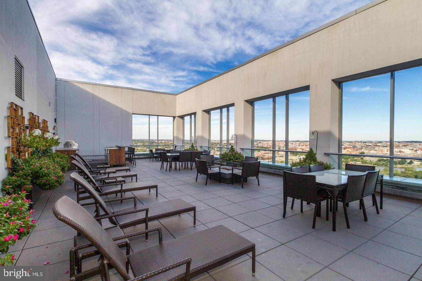 1111 19th Street North, Unit 1707 Arlington, VA 22209 - Photo 56 of 60 Sky-high terrace with stunning city views.