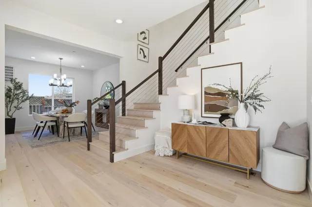 a view of a chairs and tables in the patio