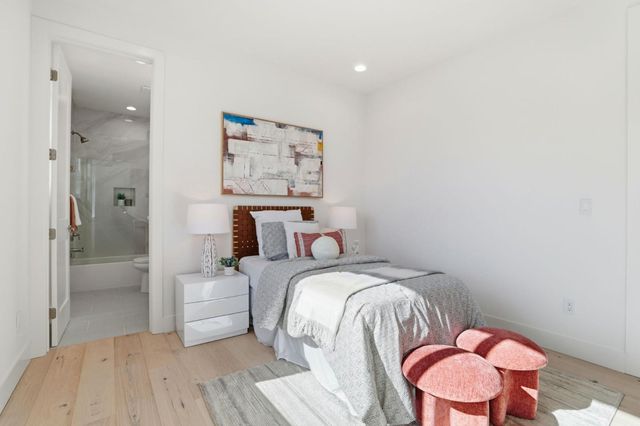 an aerial view of a city with lots of residential buildings