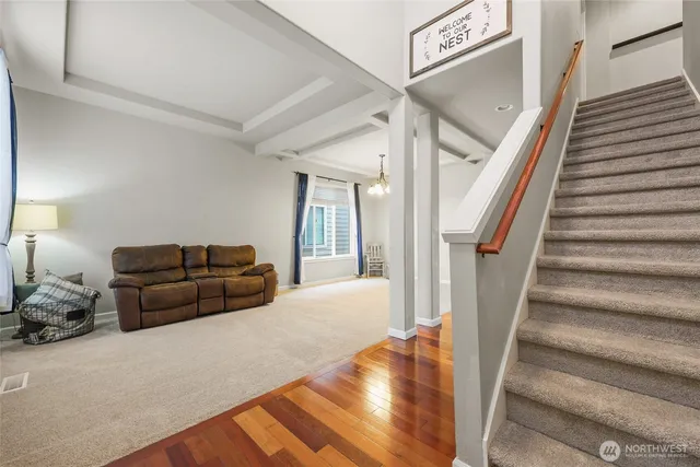 a bathroom with a tub and shower
