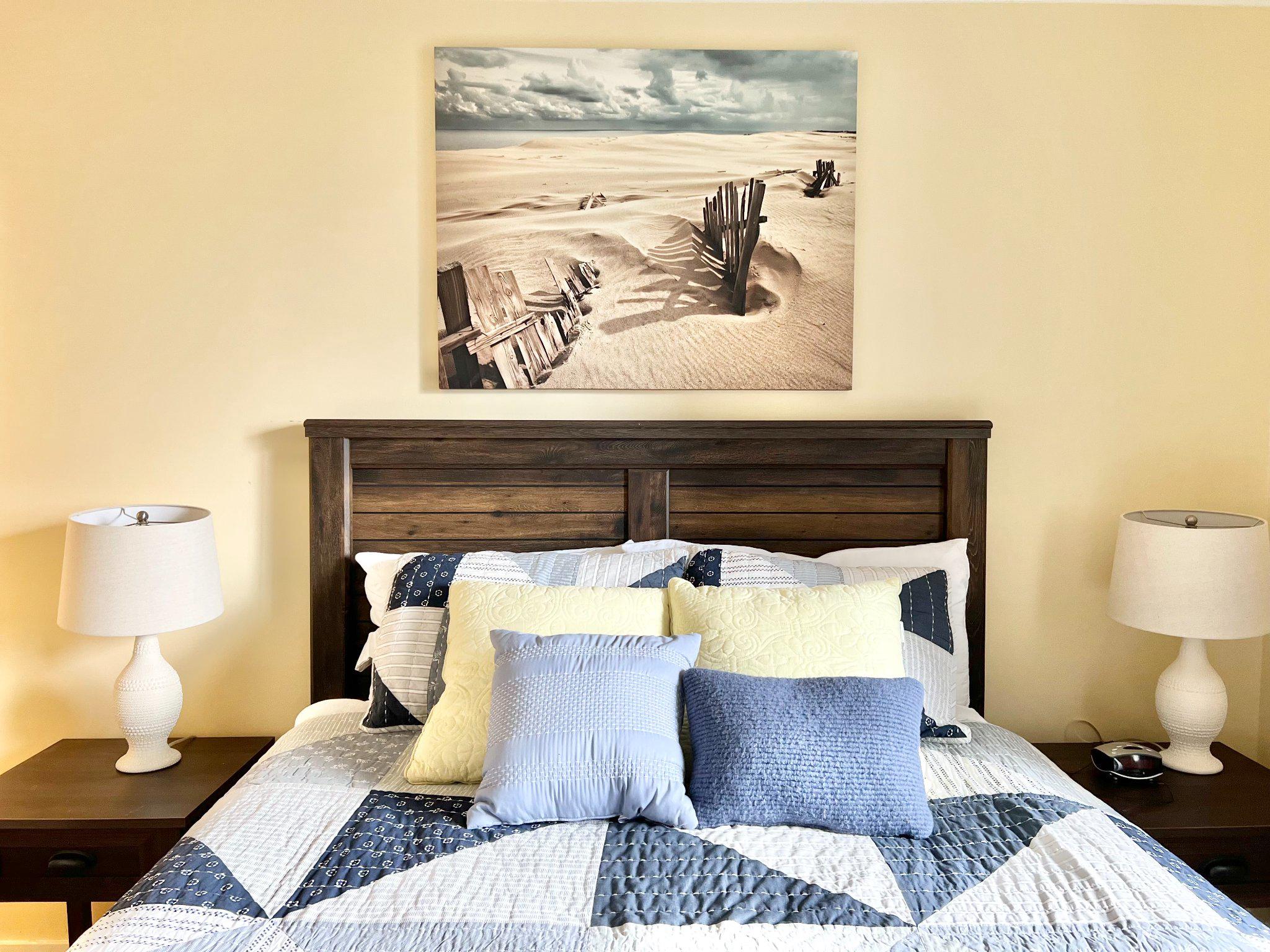 119 Old Landing Road, Unit 102F5 Ocean City, MD 21842 - Photo 5 of 19 Primary queen bed.