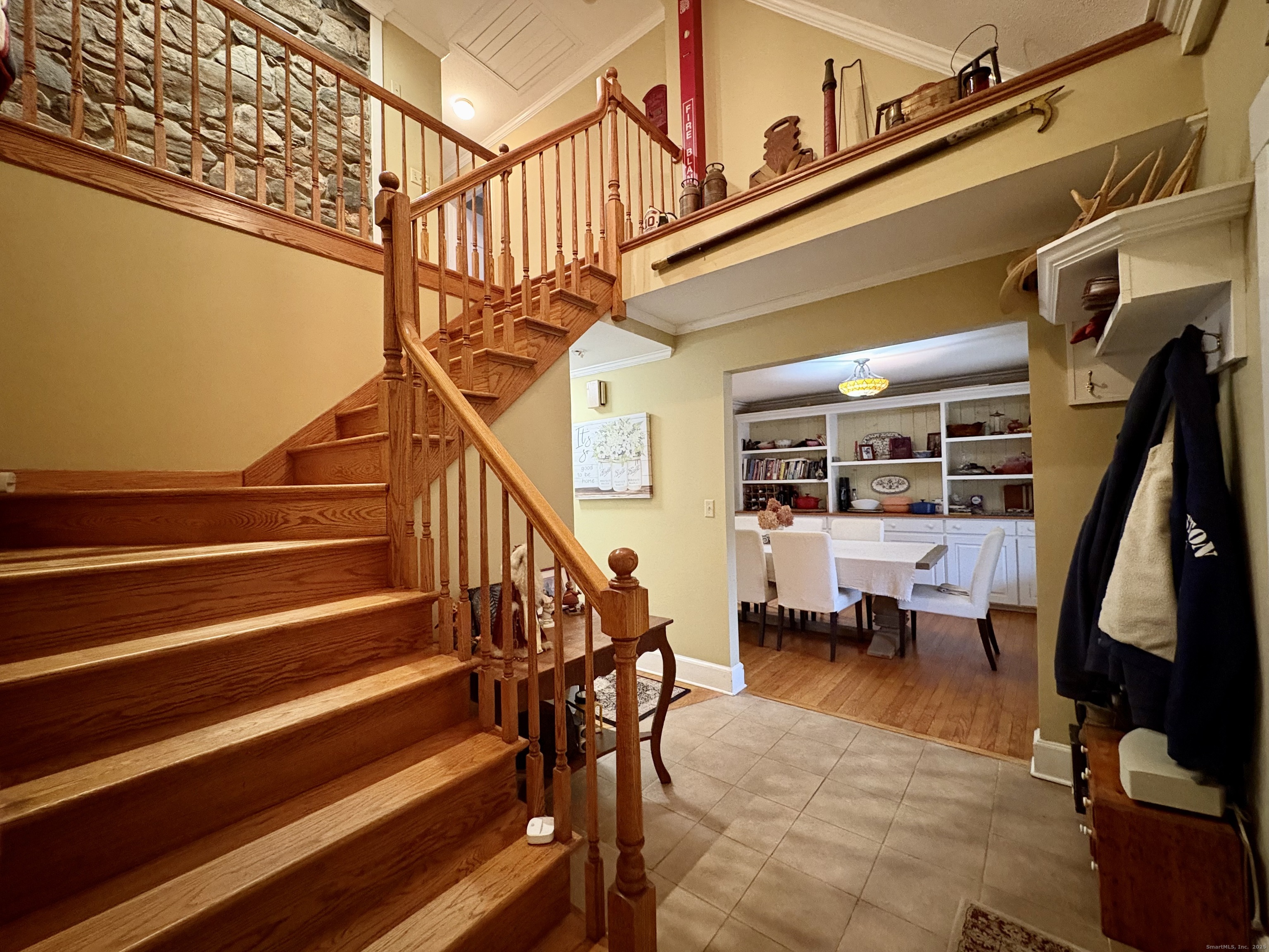 208 Old Forge Road Hartland, CT 06065 - Photo 2 of 36 a view of entryway dining room and hall with wooden floor