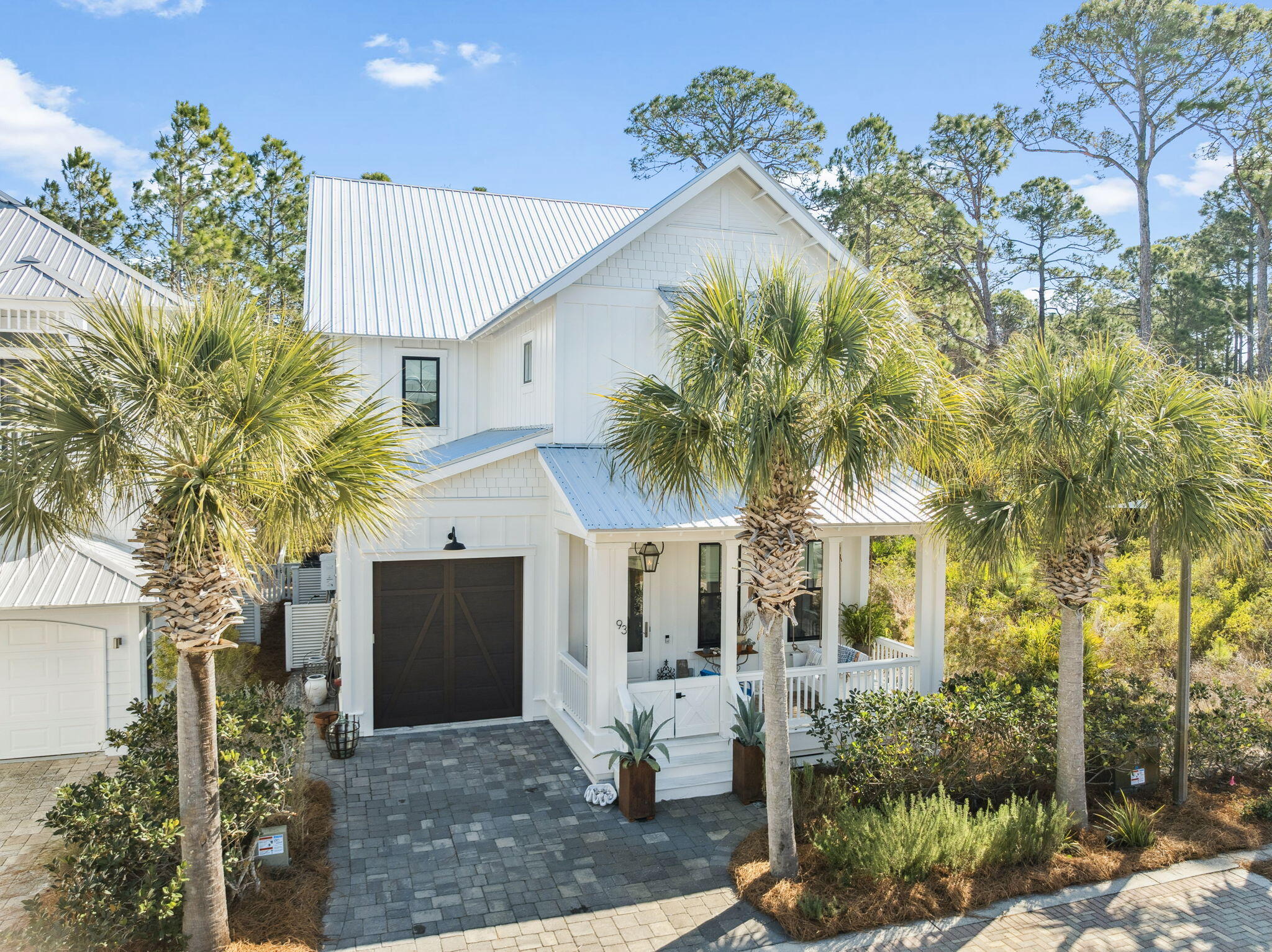 93 Eastern Lake Court Santa Rosa Beach, FL 32459 - Photo 13 of 56 a front view of a house with a yard
