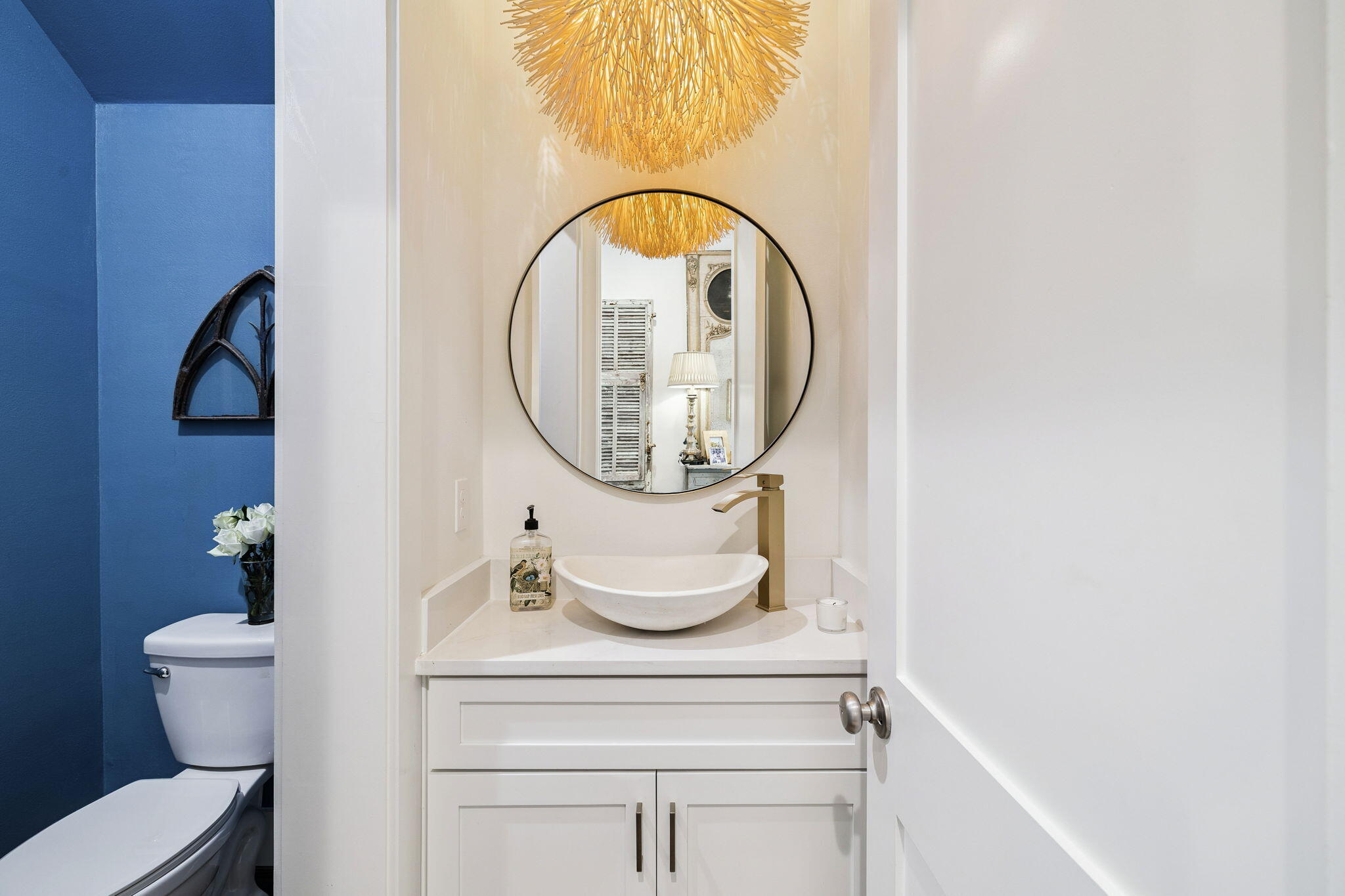 93 Eastern Lake Court Santa Rosa Beach, FL 32459 - Photo 29 of 56 a bathroom with a toilet and a mirror