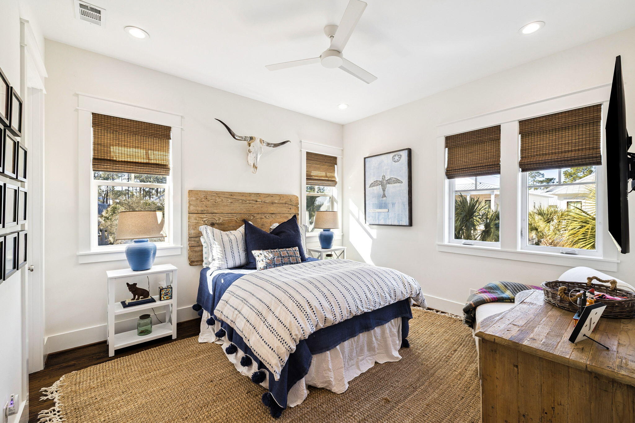 93 Eastern Lake Court Santa Rosa Beach, FL 32459 - Photo 40 of 56 a bedroom with a bed couch and a window