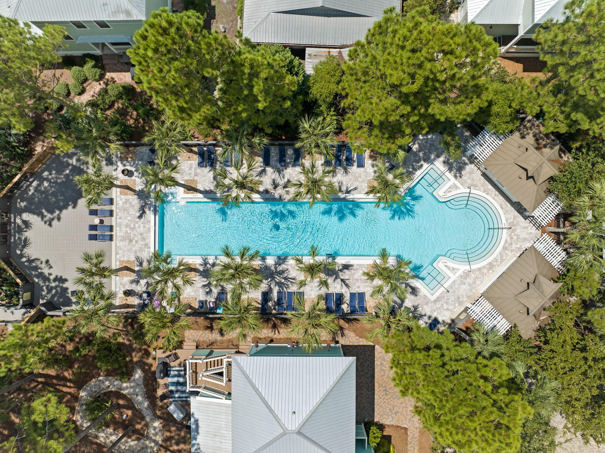 93 Eastern Lake Court Santa Rosa Beach, FL 32459 - Photo 52 of 56 an aerial view of a house with a yard