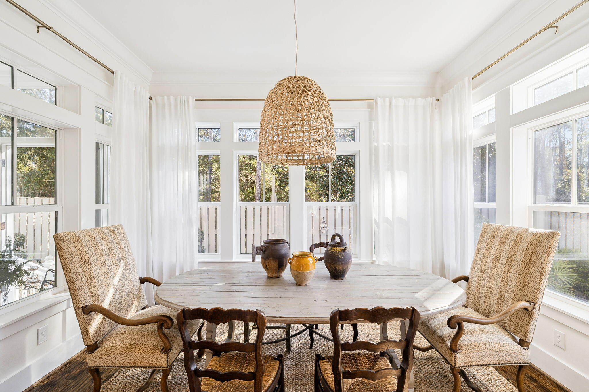 93 Eastern Lake Court Santa Rosa Beach, FL 32459 - Photo 9 of 56 a view of a dining room with furniture window and outside view