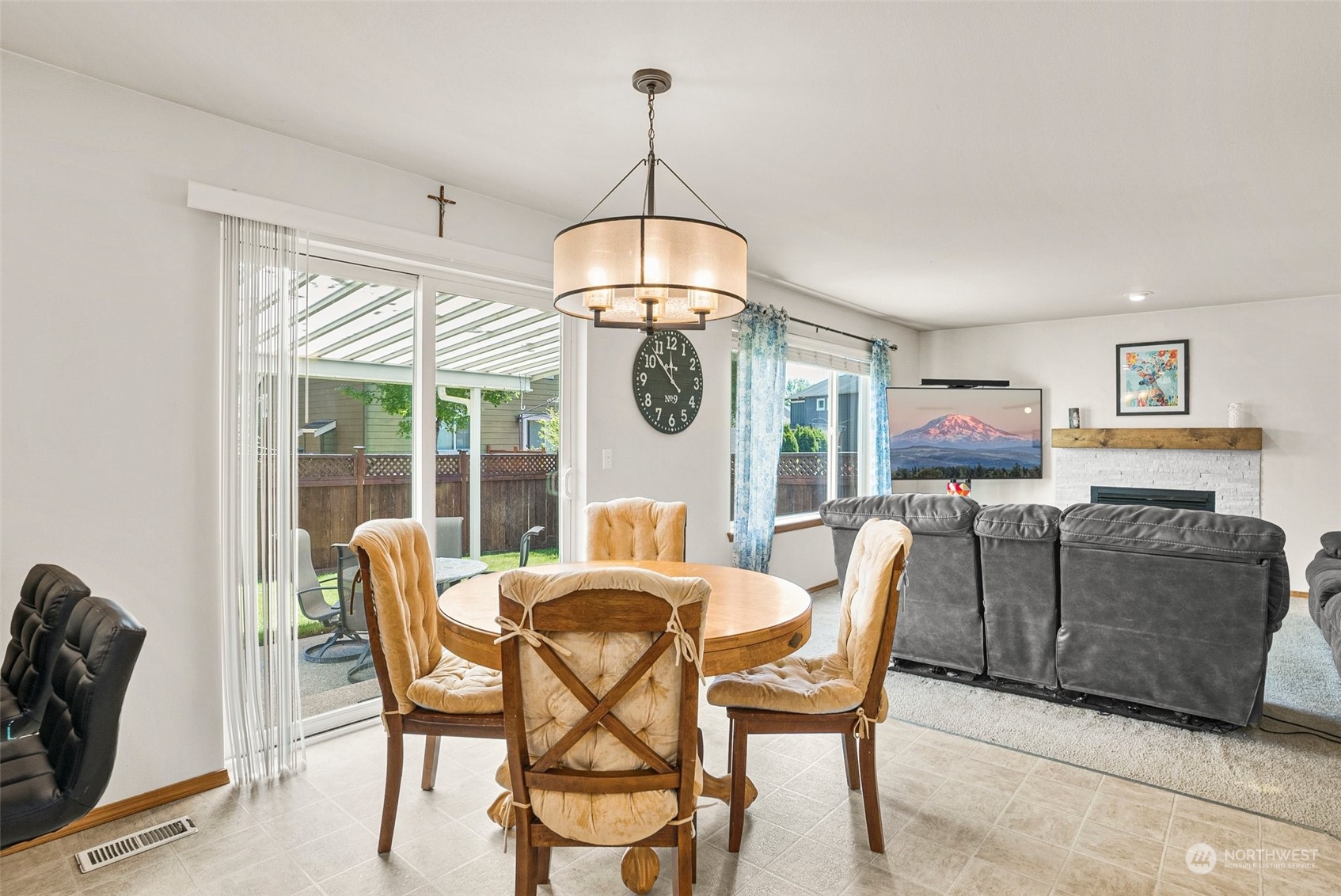 6642 Compass Street Southeast Lacey, WA 98513 - Photo 16 of 40 a dining room with furniture and window