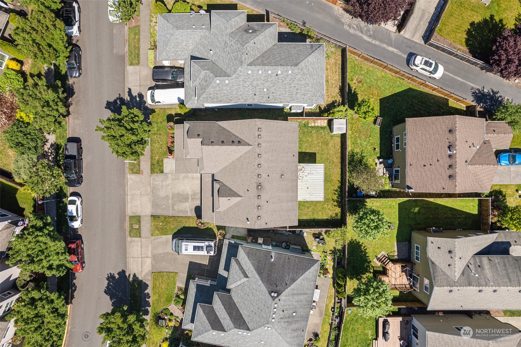 6642 Compass Street Southeast Lacey, WA 98513 - Photo 39 of 40 an aerial view of a house with outdoor space