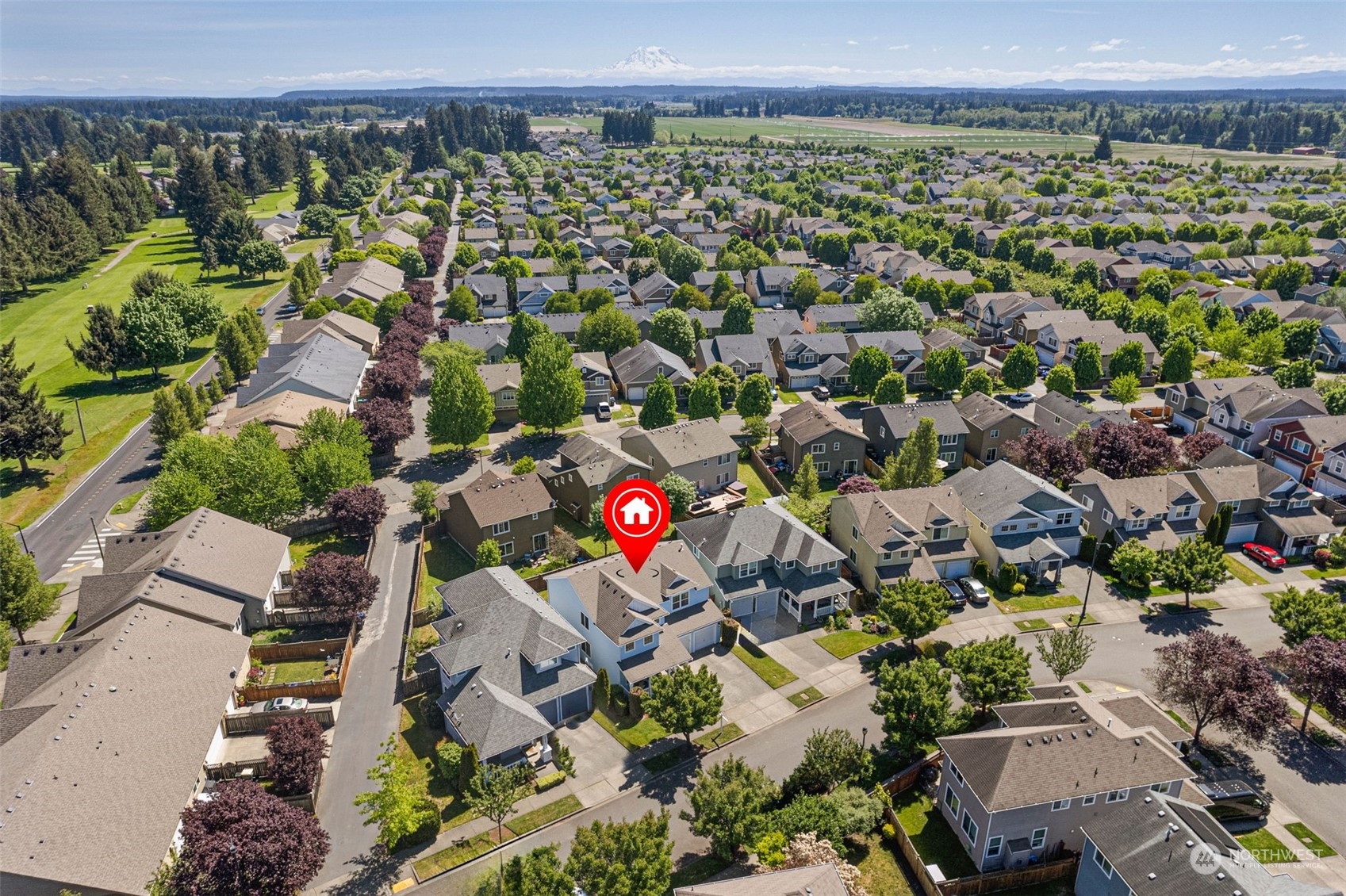 6642 Compass Street Southeast Lacey, WA 98513 - Photo 40 of 40 an aerial view of a city