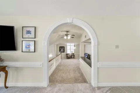 a very nice looking room with a large window