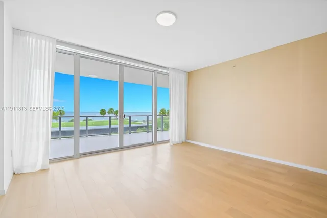 a view of an empty room with window