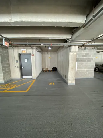 a view of parking garage