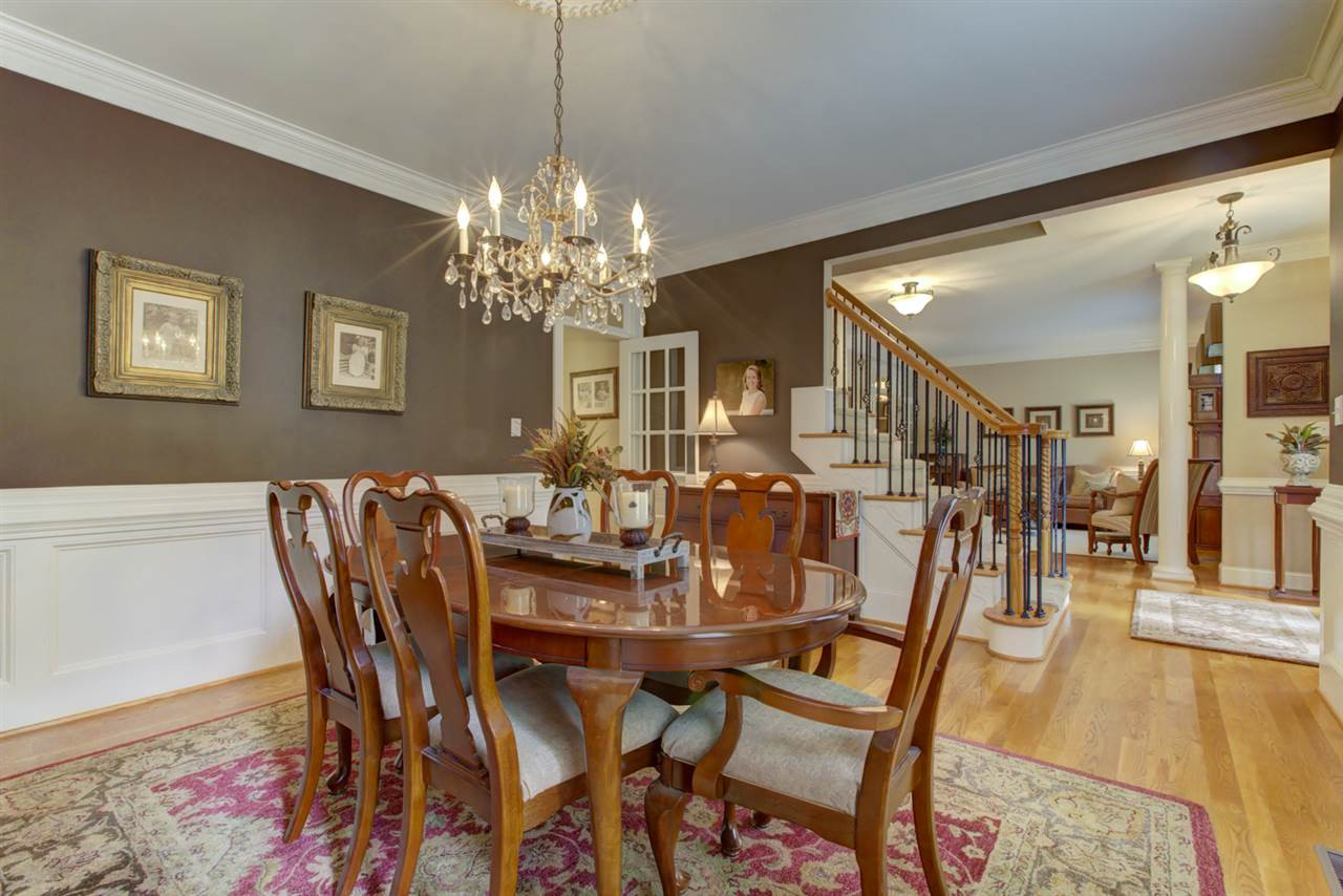 1009 Quiet Ridge Circle Raleigh, NC 27614 - Photo 5 of 30 Formal Dining Room with Beautiful Molding and Hardwoods Formal Dining Room