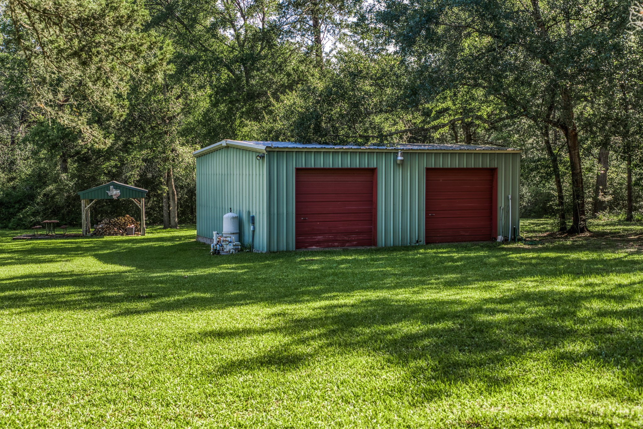 1017 Allen Road Cat Spring, TX 78933 - Photo 28 of 47 a view of a backyard of the house