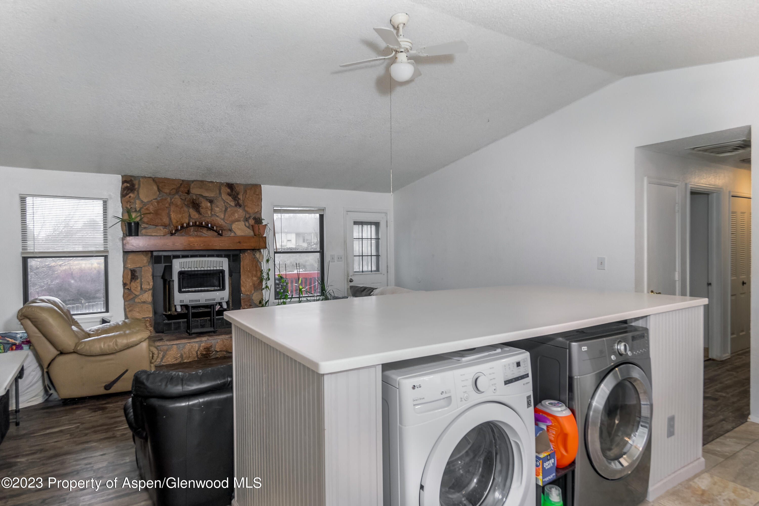 51 Hackberry Lane Parachute, CO 81635 - Photo 4 of 17 a view of livingroom with washer and dryer