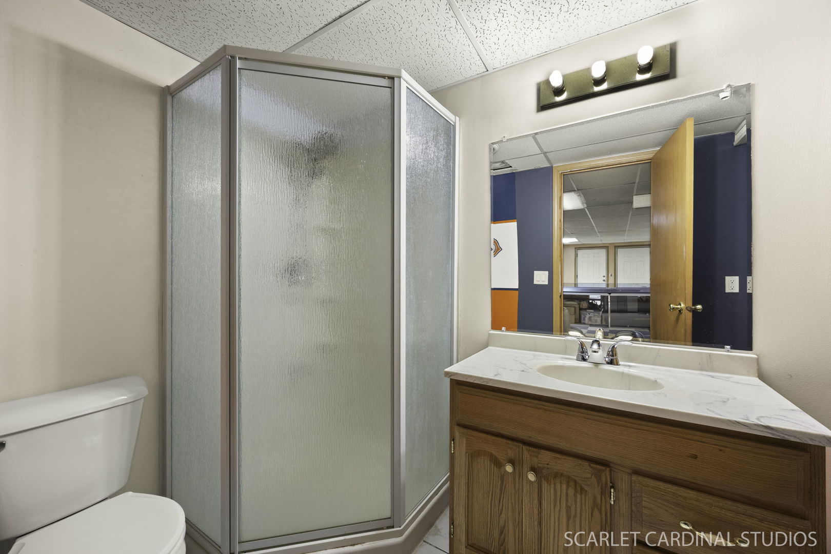 3100 Compton Road Aurora, IL 60504 - Photo 22 of 27 a bathroom with a sink a toilet and shower