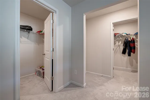a view of a room with closet
