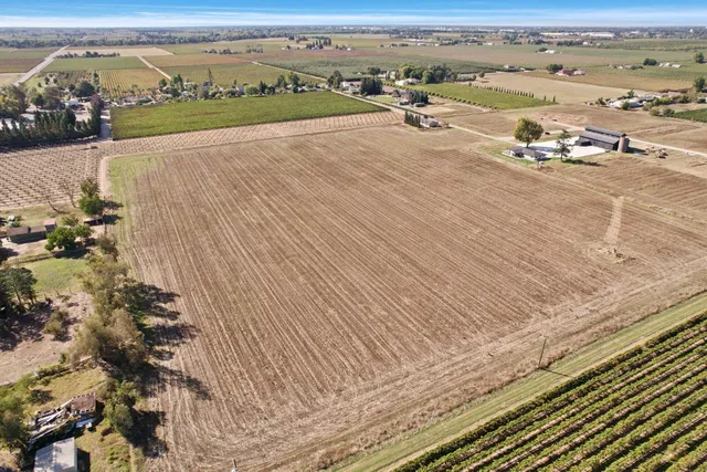 a view of sunset and yard