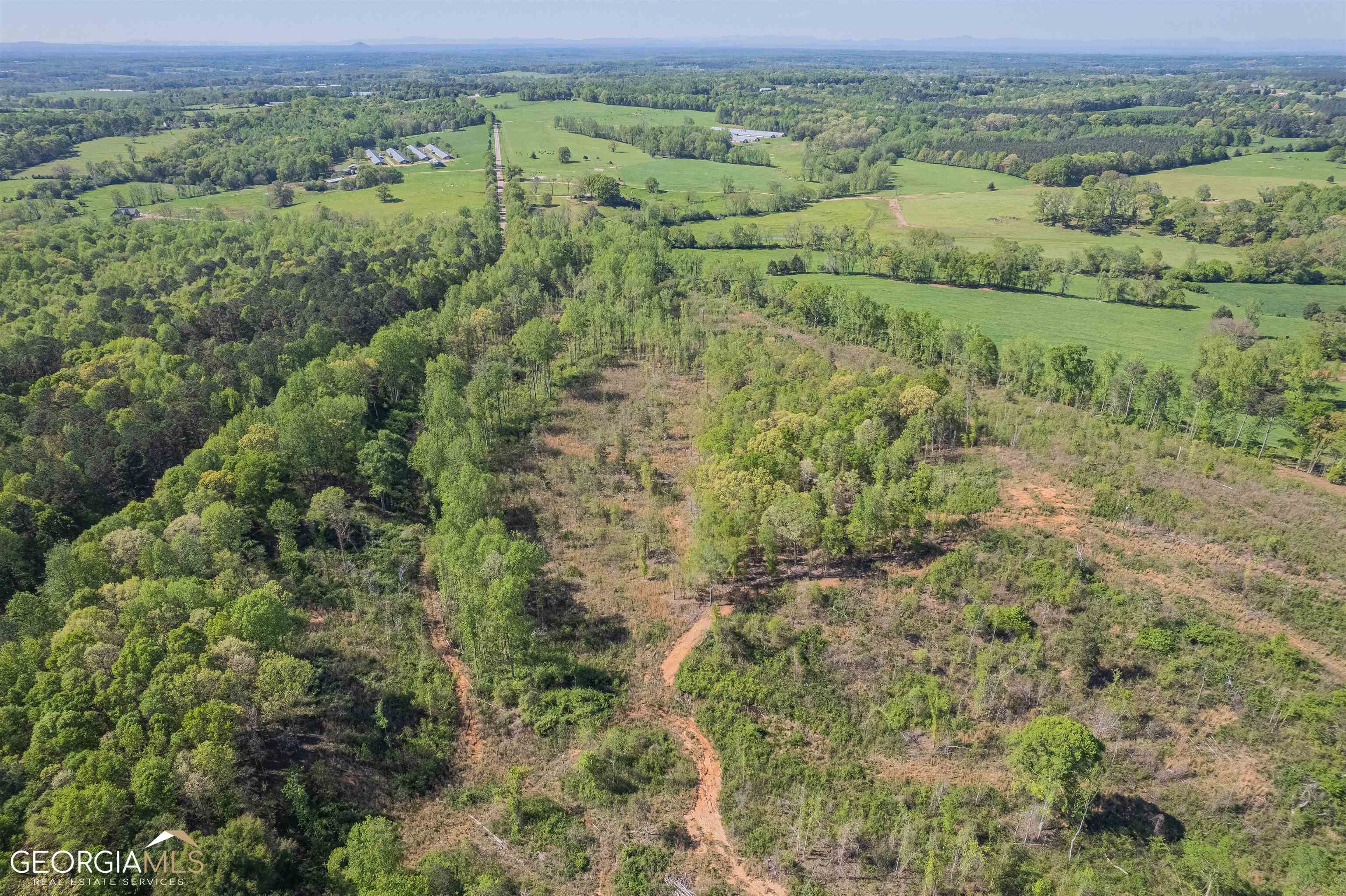 1692 Roper Road Canon, GA 30520 - Photo 1 of 1 a view of a field with a lush green forest