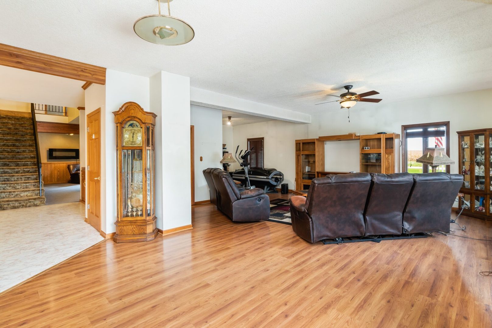 25123 South Chicago Road Elwood, IL 60421 - Photo 14 of 42 a living room with furniture and wooden floor