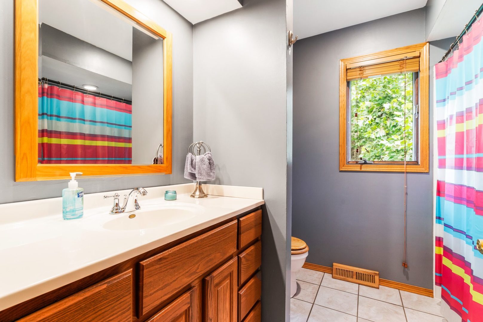 25123 South Chicago Road Elwood, IL 60421 - Photo 27 of 42 a bathroom with a sink and a mirror