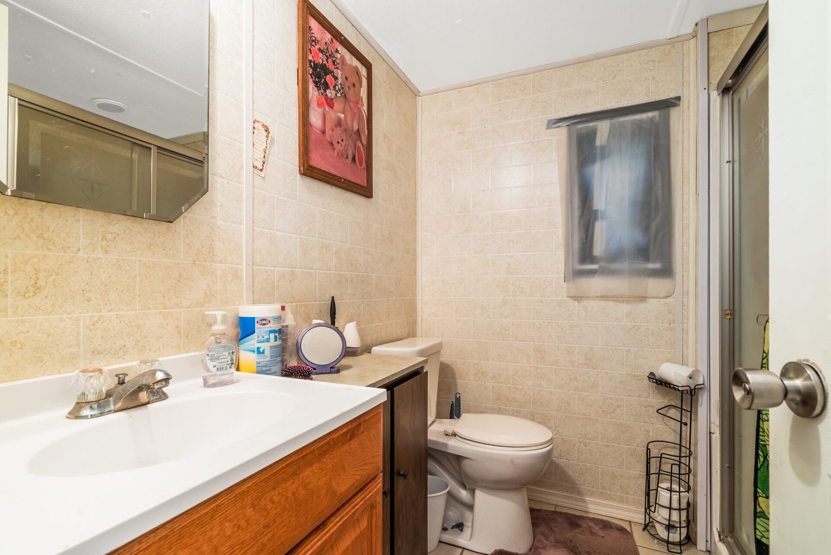 25123 South Chicago Road Elwood, IL 60421 - Photo 42 of 42 a bathroom with a sink toilet and mirror