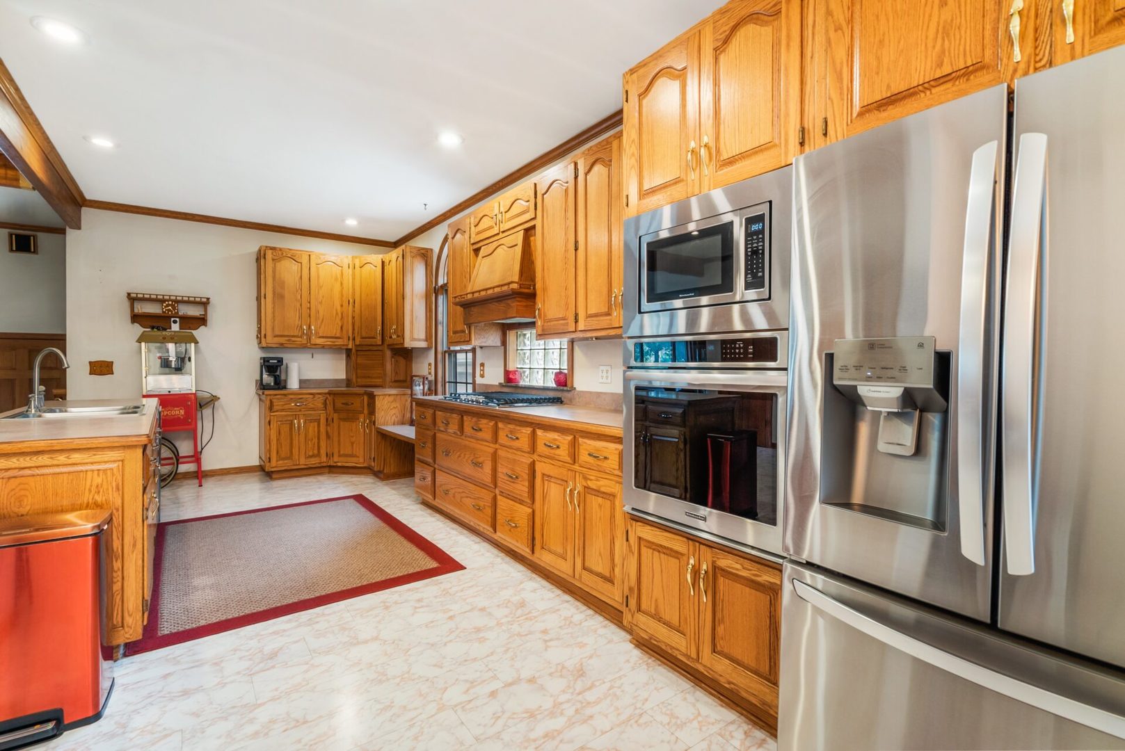 25123 South Chicago Road Elwood, IL 60421 - Photo 8 of 42 a kitchen with stainless steel appliances granite countertop a refrigerator a stove and a sink