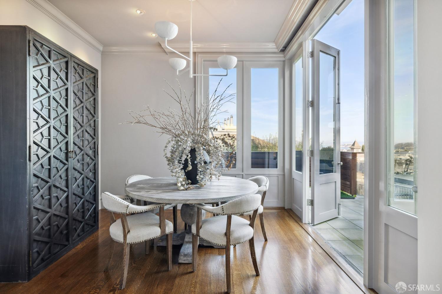 2480 Broadway San Francisco, CA 94115 - Photo 14 of 70 a view of a dining room with furniture and wooden floor