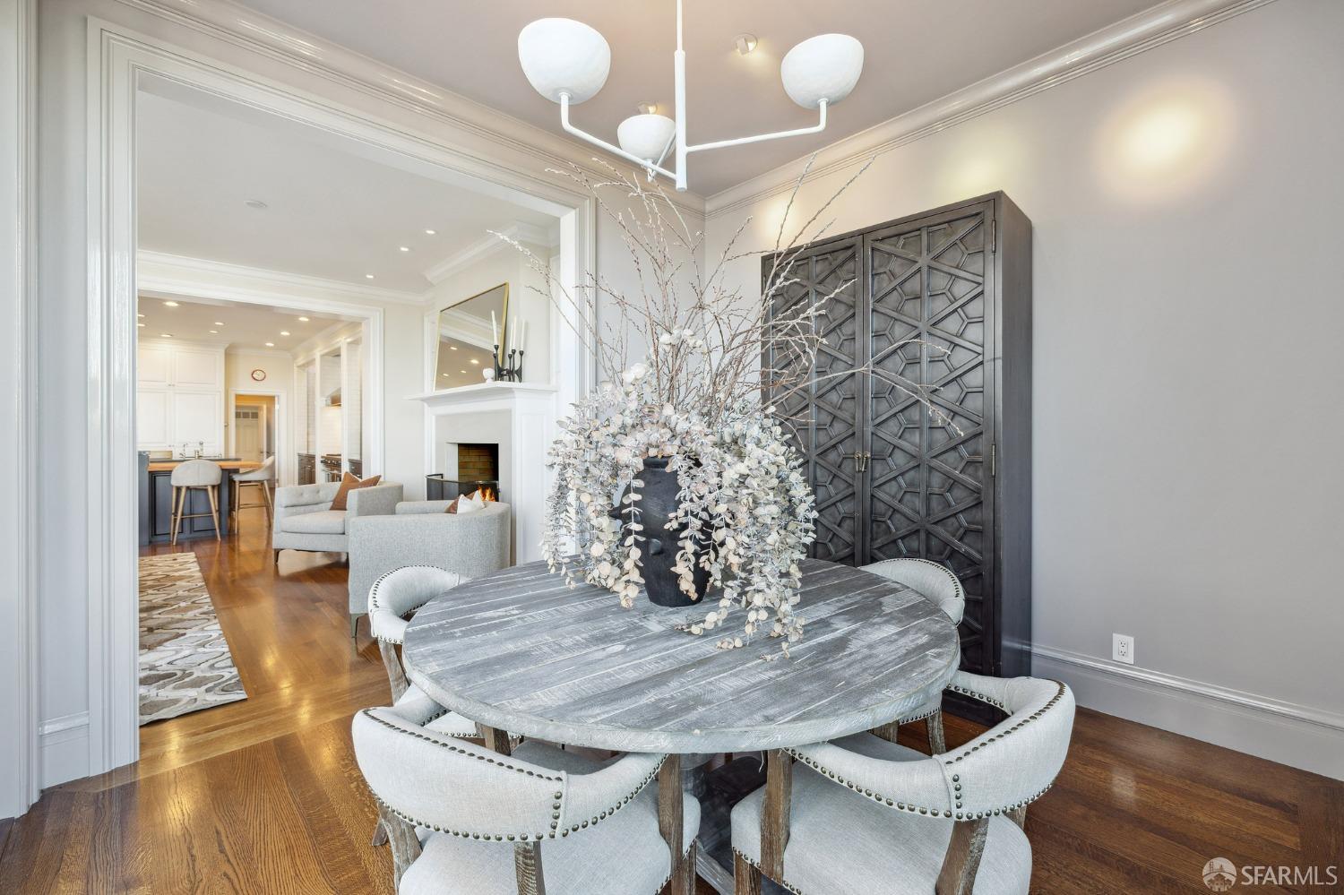 2480 Broadway San Francisco, CA 94115 - Photo 16 of 70 a dining room with furniture and wooden floor