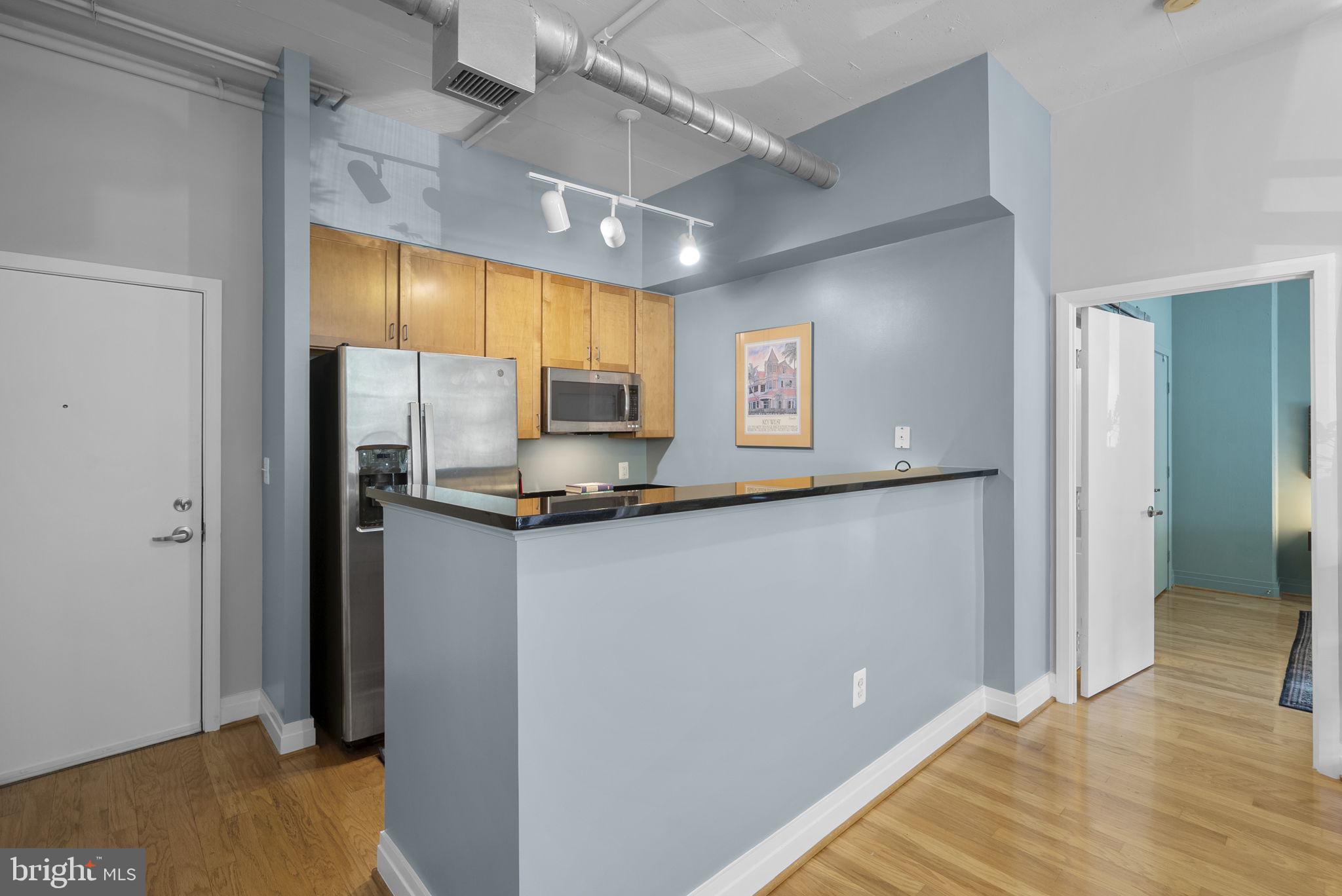 2020 12th Street Northwest, Unit 108 Washington, DC 20009 - Photo 12 of 35 Open kitchen with window view