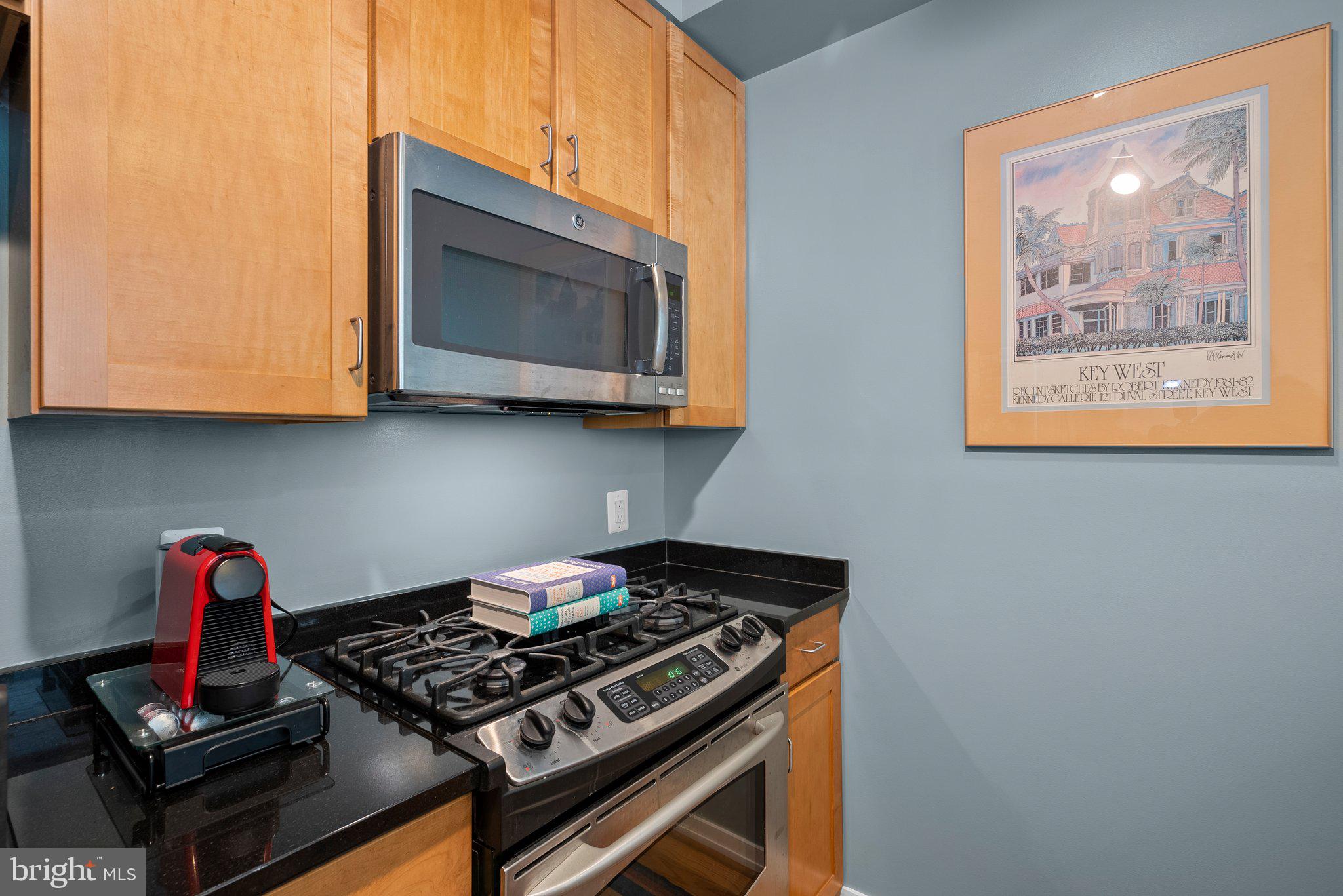 2020 12th Street Northwest, Unit 108 Washington, DC 20009 - Photo 16 of 35 4-Burner gas range with center griddle