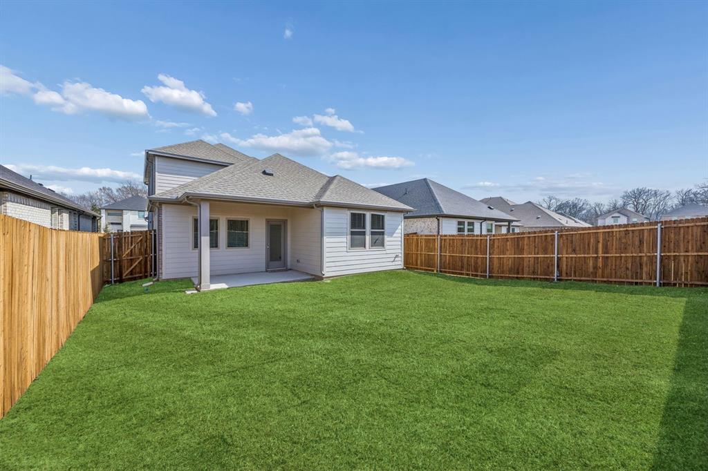 333 Millwood Road Lavon, TX 75166 - Photo 34 of 36 Covered Patio in the Willow home plan by Trophy Signature Homes – REPRESENTATIVE PHOTO