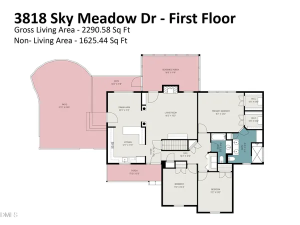 $539,900 | 3818 Sky Meadow Drive, Apex, NC 27539