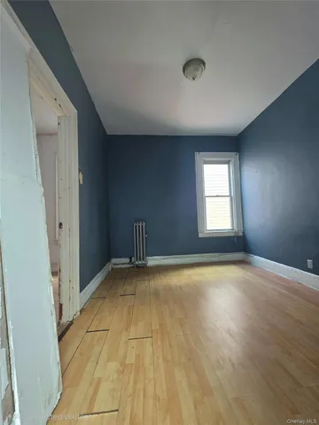 a view of a hallway view with staircase