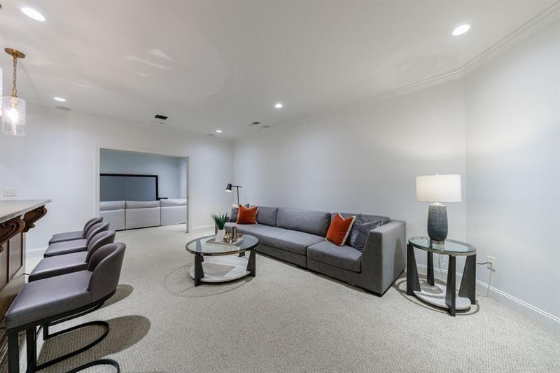 3117 West Roxboro Road Northeast Atlanta, GA 30324 - Photo 53 of 78 a living room with furniture and white walls