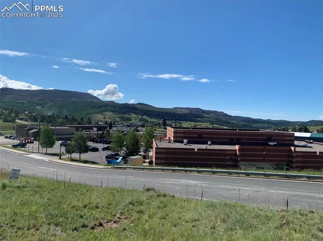 a view of a terrace with a garden