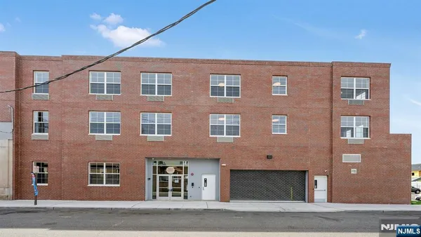 a front view of a building