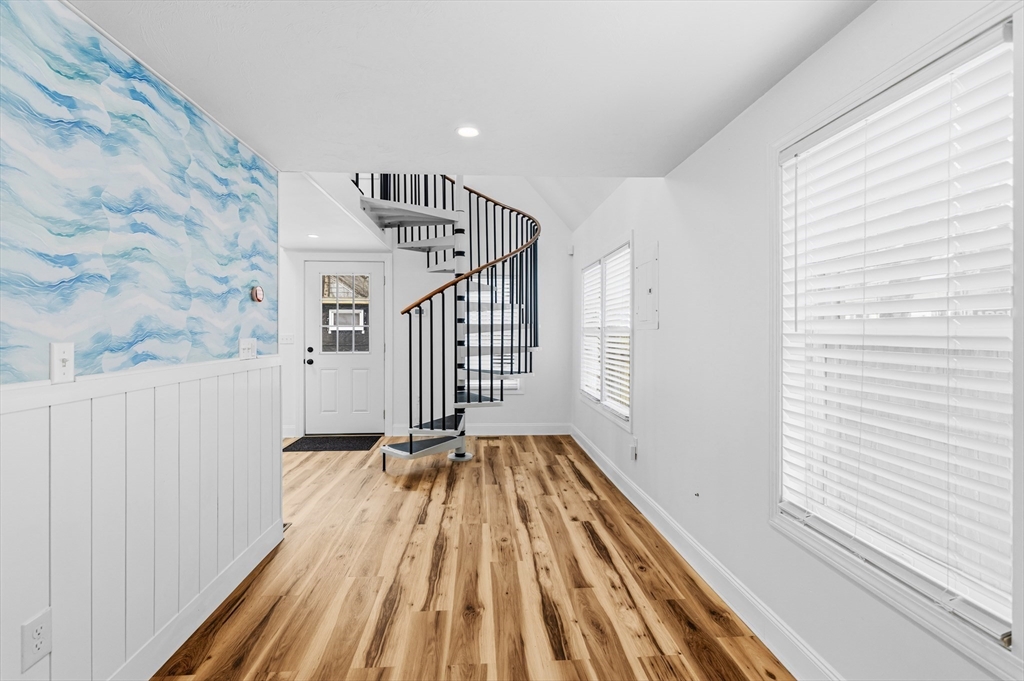 8 Cottage Street Wareham, MA 02571 - Photo 15 of 30 a view of entryway with stairs
